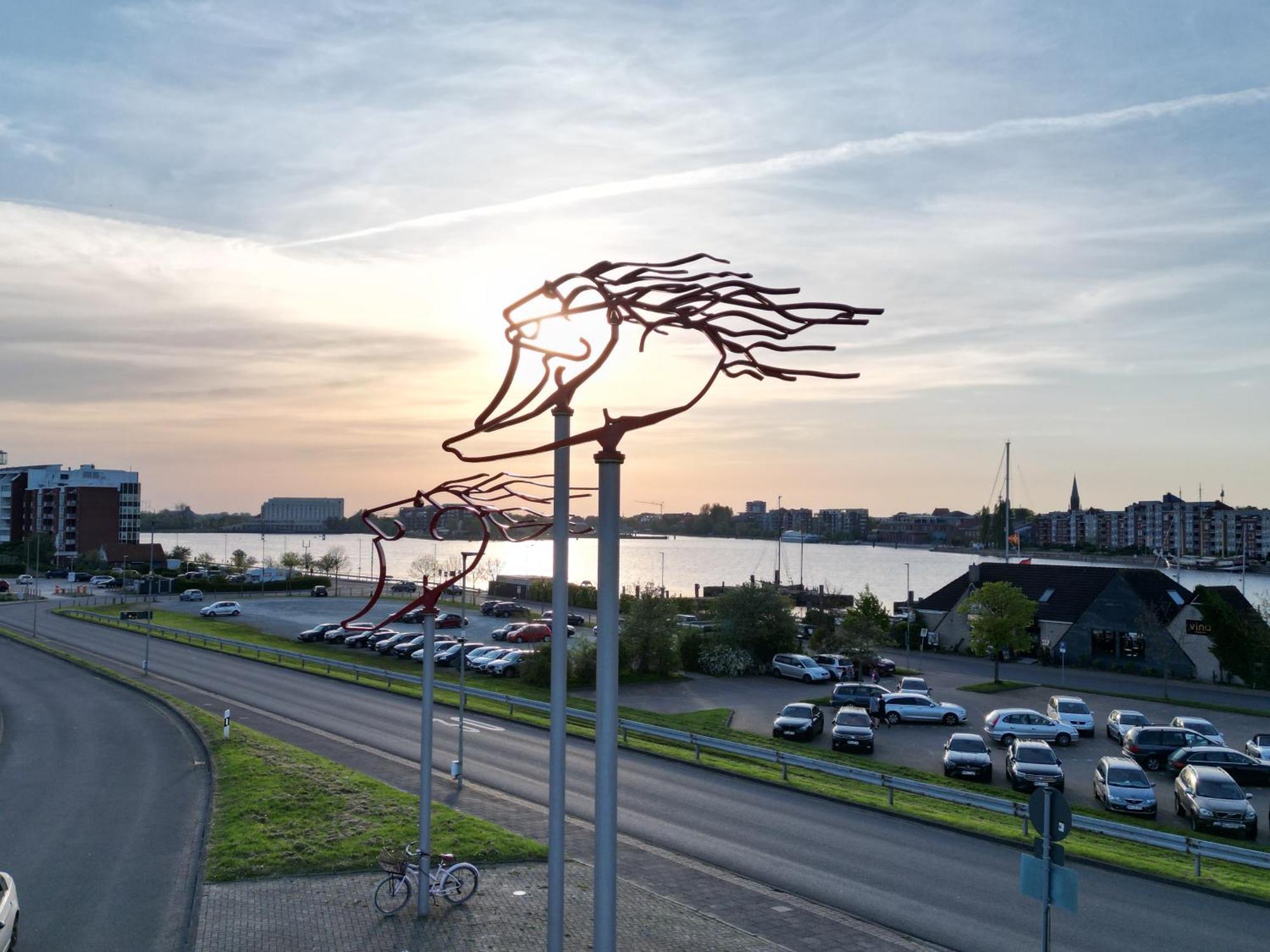Strand-Apartment, Strandkorb, Meeresrauschen, Parkplatz ヴィルヘルムスハーフェン エクステリア 写真