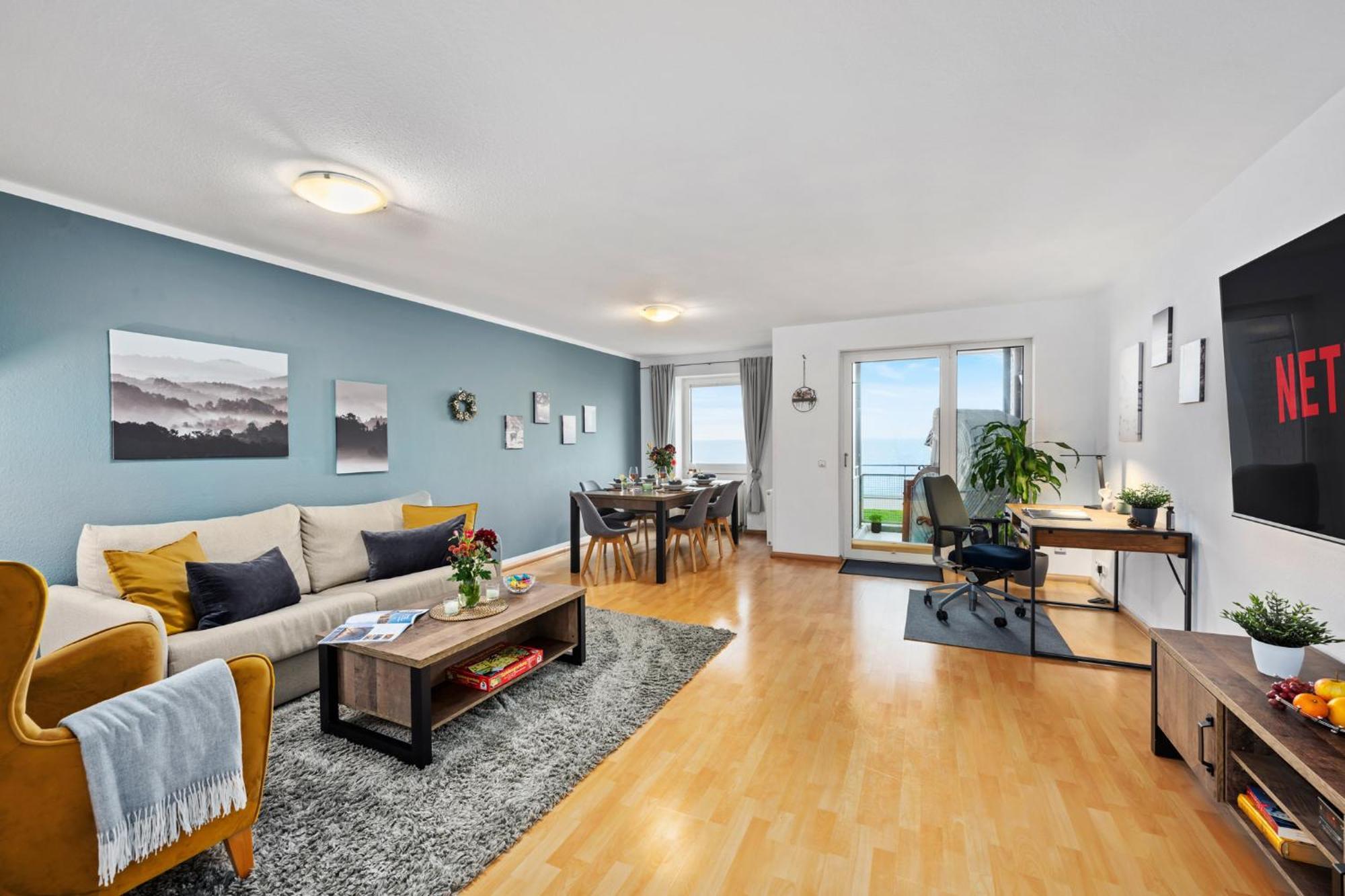 Strand-Apartment, Strandkorb, Meeresrauschen, Parkplatz ヴィルヘルムスハーフェン エクステリア 写真