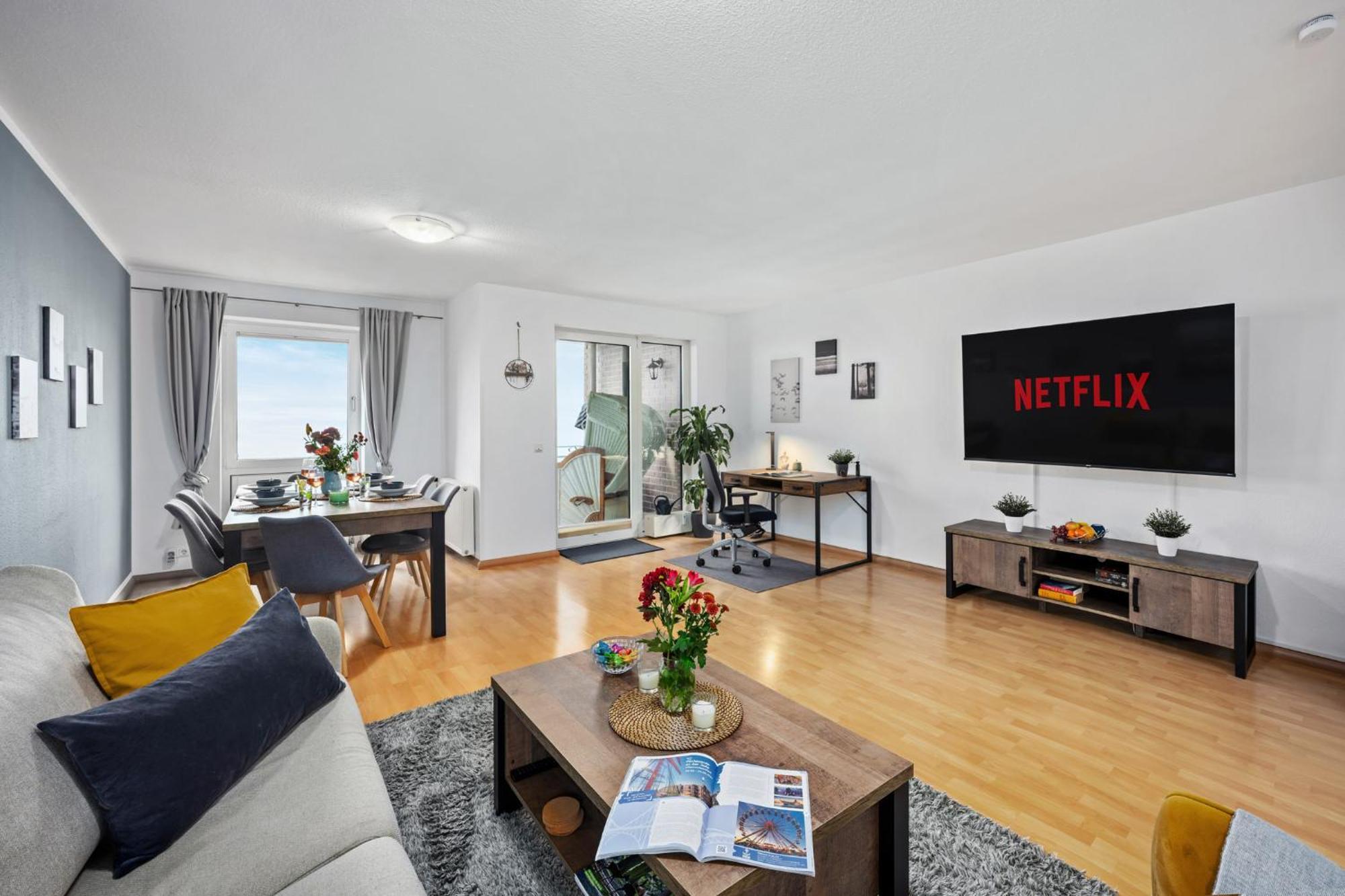 Strand-Apartment, Strandkorb, Meeresrauschen, Parkplatz ヴィルヘルムスハーフェン エクステリア 写真