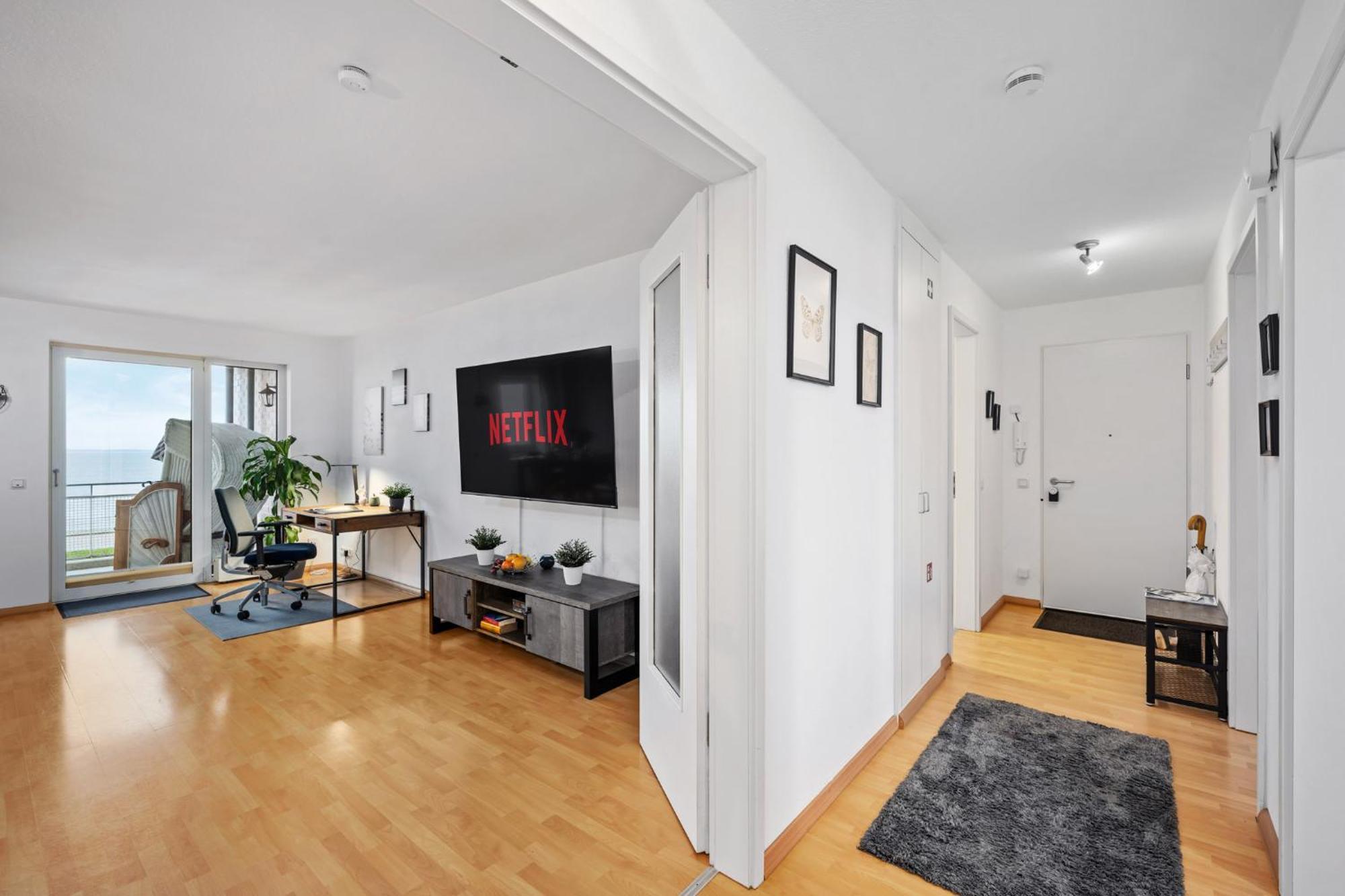 Strand-Apartment, Strandkorb, Meeresrauschen, Parkplatz ヴィルヘルムスハーフェン エクステリア 写真